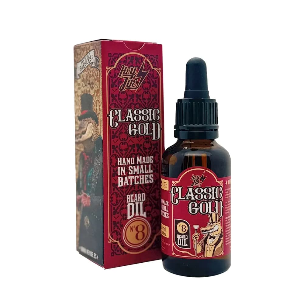 Масло для бороды, HEY JOE! Beard Oil № 8 CLASSIC GOLD 30 мл