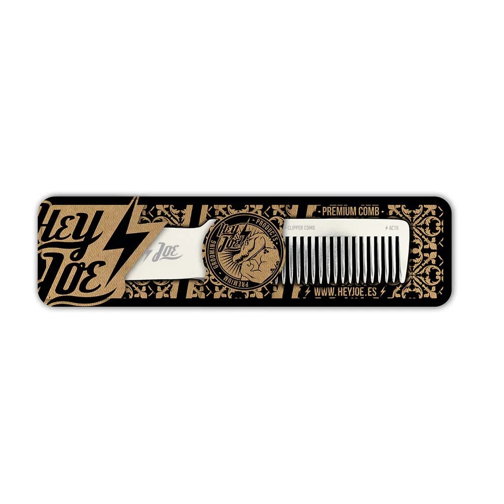 Металлическая расческа  Hey Joe! Premium Clipper Aluminium Comb 10
