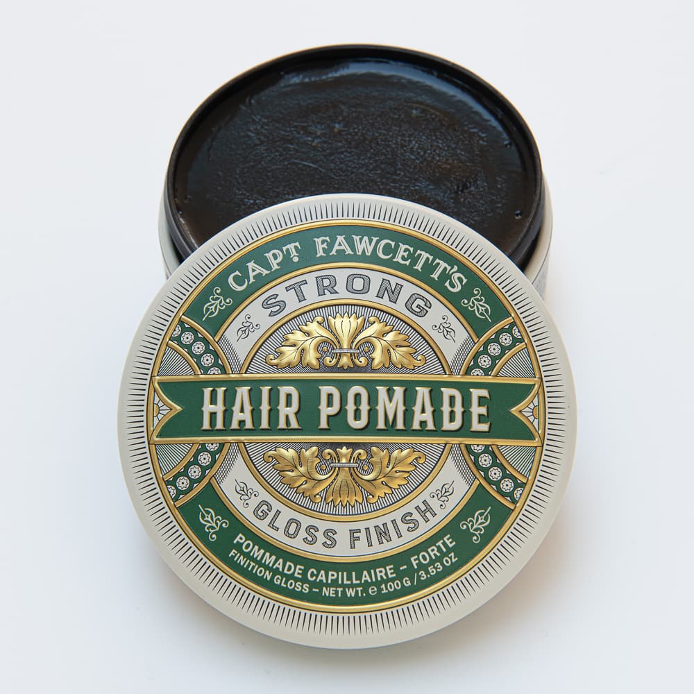 Помада сильной фиксации для укладки волос, Strong Hold Pomade Captain Fawcett