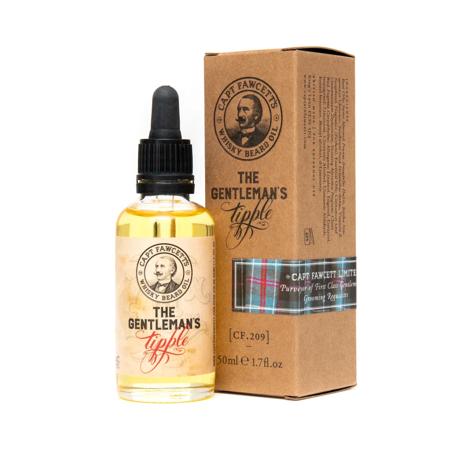Масло для бороды, Whisky Beard Oil Captain Fawcett 50 мл