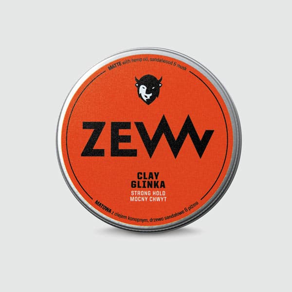 Матовая глина для укладки волос / Matte Clay Strong Hold with hemp oil ZEW 100 мл