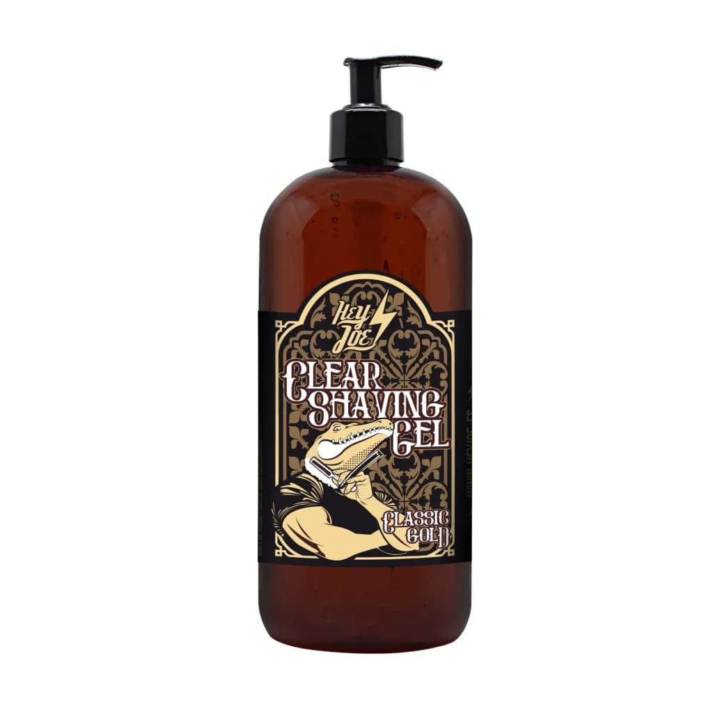 Прозрачный гель для бритья, Hey Joe! Clear Shaving Gel Classic gold 1000 мл