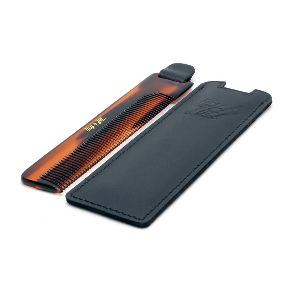 Расческа в чехле Deluxe Comb Leather Case - Hey Joe!